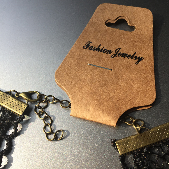 Lace Black Gothic Choker - Picture 3 of 3